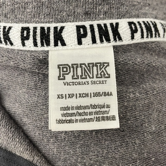 Pink Victoria’s Secret collar sweater with half zipper - Picture 4 of 4